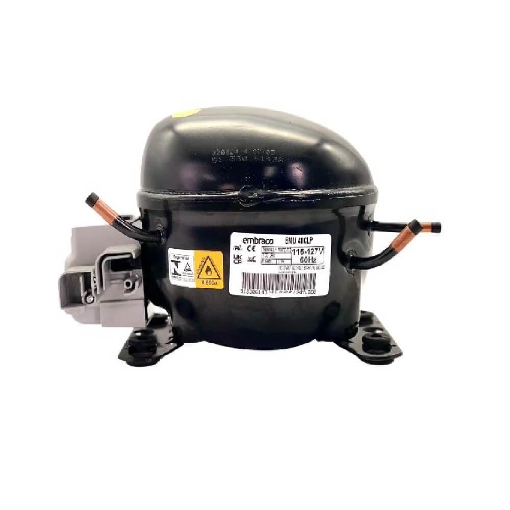 Compressor Embraco 1/8 HP R600 EMU40CLP sem Resfriamento - 127V