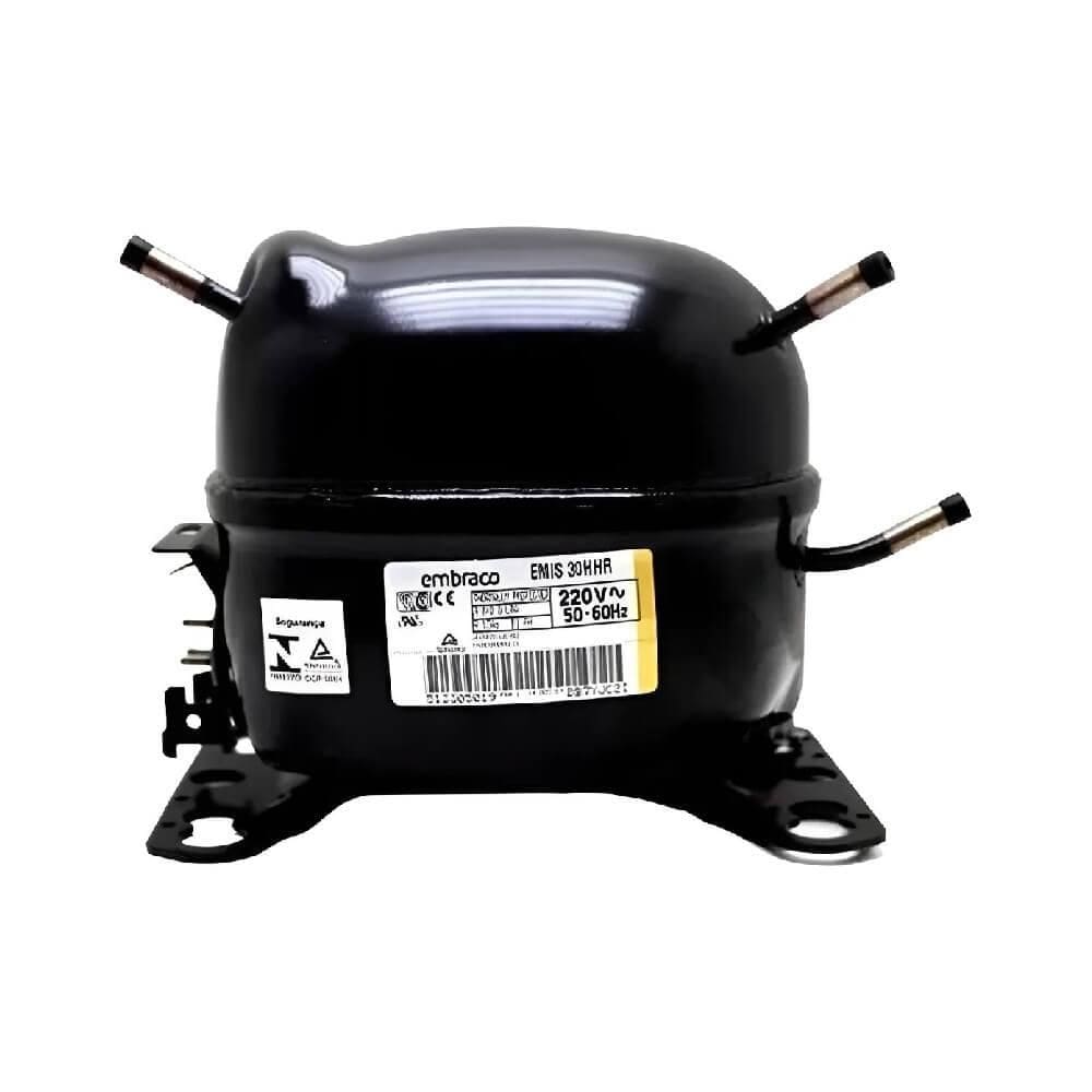 Compressor Embraco 1/10 HP R134 EMIS30HHR sem Resfriamento - 220V