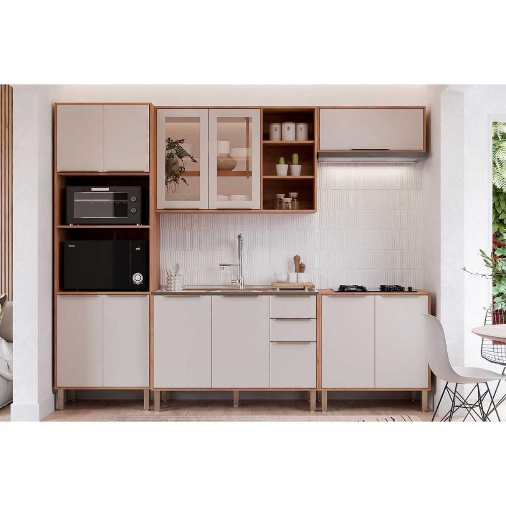 Kit Modulado MGM 5 Peças Brilhante C5P179 Cinamomo/Off