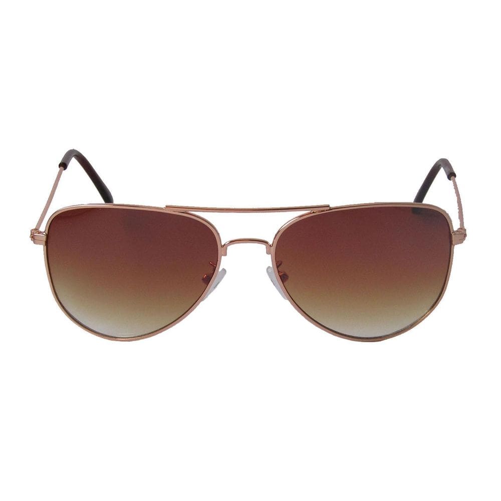 Óculos Solar Feminino Estilo Aviador Lente Marrom D