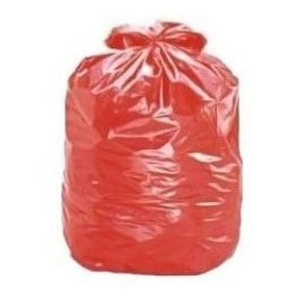 Saco Vermelho Para Lixo 100 Litros  200 Und  Coleta Seletiva