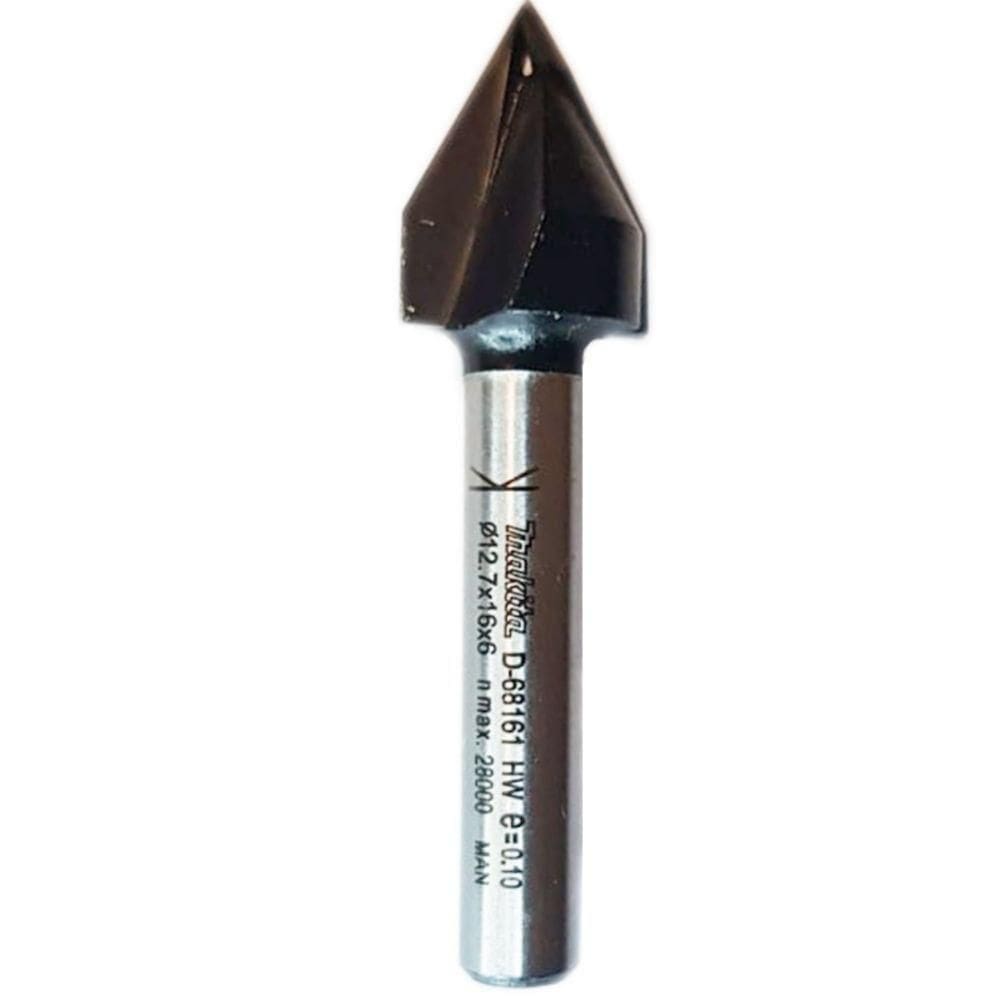 Fresa Ponta V 6 Mm X 12,7 Mm X 48 Mm X 16 Mm Makita
