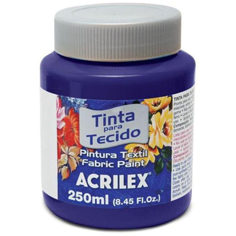 Tinta Para Tecido Fosca 250 Ml - Acrilex - Violeta