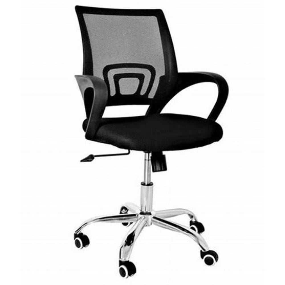 Cadeira De Escritório Diretor Preta B-04
