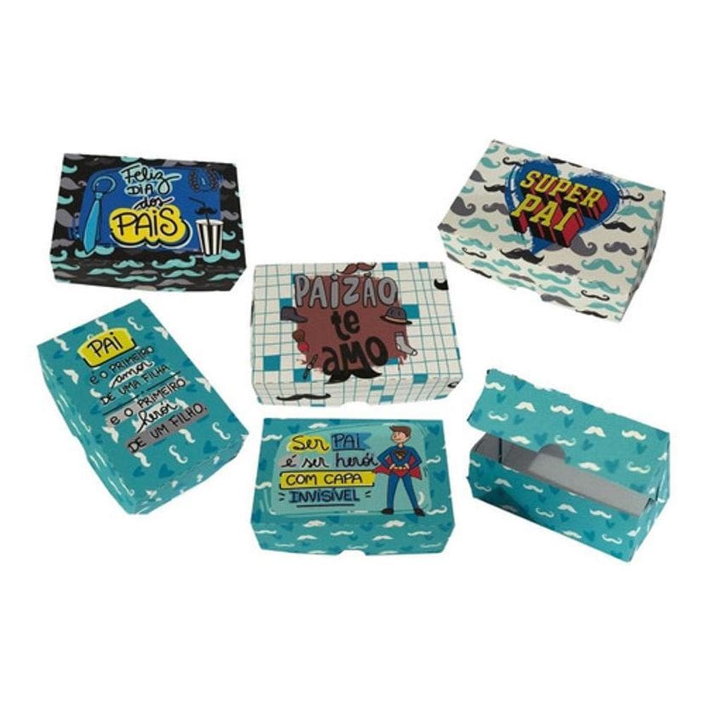 50 Caixa Docinhos Presente Especial Dia Dos Pais