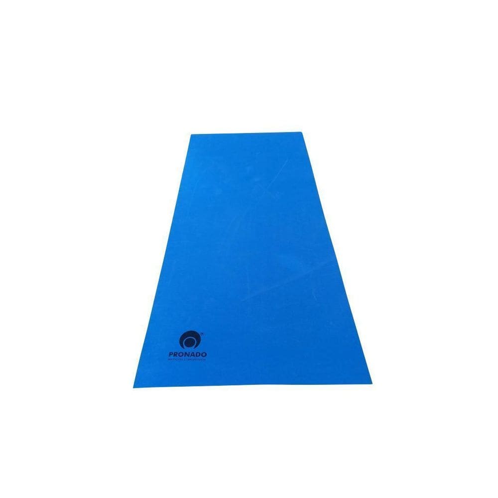 Kit 4 Colchonete Tapete Yoga Azul Eva 180X60X1Cm Pronado