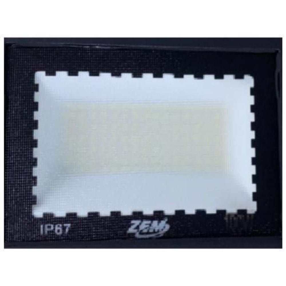 Kit 2 Refletores Holofote Led Zem 50W Branco Frio Bivolt