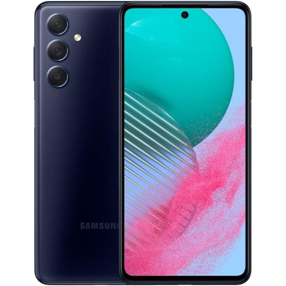 Usado: Samsung M54 256 GB Azul - Muito Bom