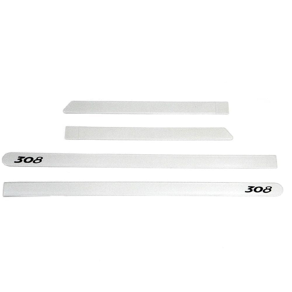 Jogo De Friso Lateral Pintado Branco Nacre 308