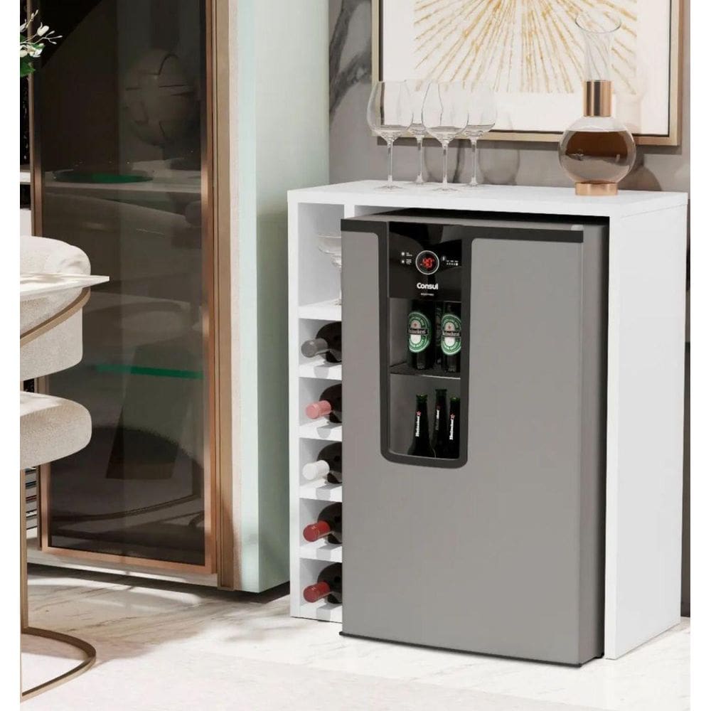 Aparador Adega Planejado Bebidas Carvalho Plus Cores Comprar