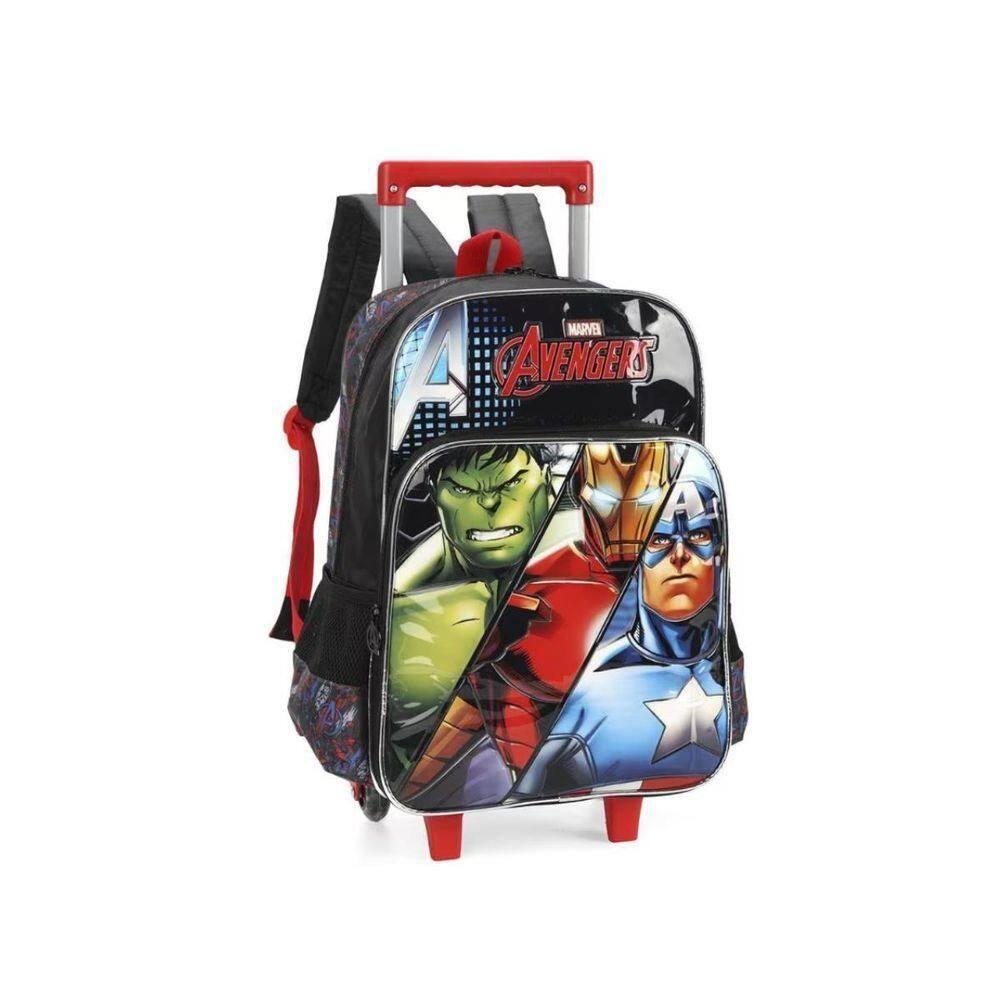 Mochila De Rodinhas Avengers Vermelho Maxlog Ic39766ag0400un