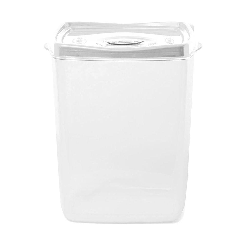 Pote Porta Mantimentos 2,3l Plasvale Branco