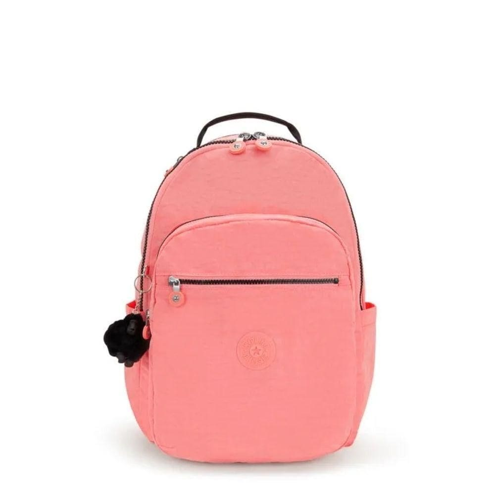 Mochila De Costas Kipling Seoul Peach Peace