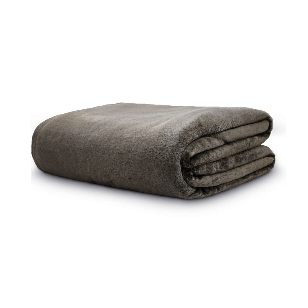 Cobertor Queen Neo Velour 220x240 Liso 300g/m² Marrom
