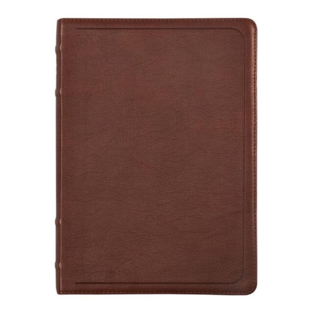 Bíblia Acf Com Referências Cruzadas E Palavras De Jesus Em Azul, Couro-Soft Mogno, Letra Grande, Lei