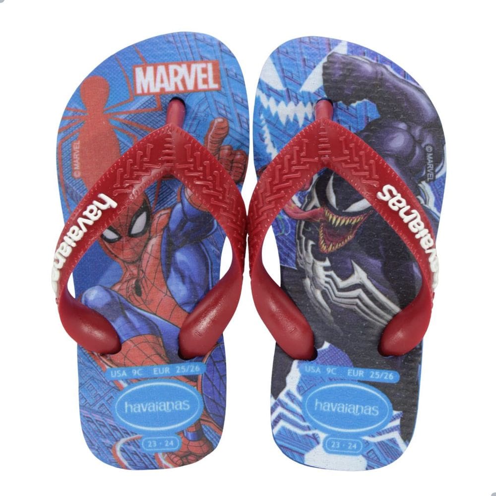 Chinelo Infantil Havaianas Kids Top Marvel II Azul