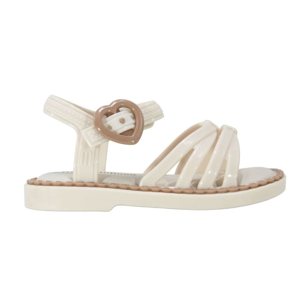 Sandália Mini Melissa Aurora Baby Bege/Marrom