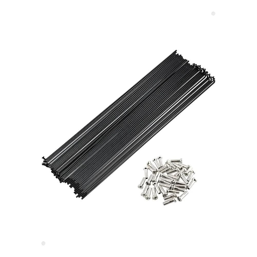 Raio Inox Bike Aro 29 Preto Várias Medidas Jogo 28.5 Cm Pret