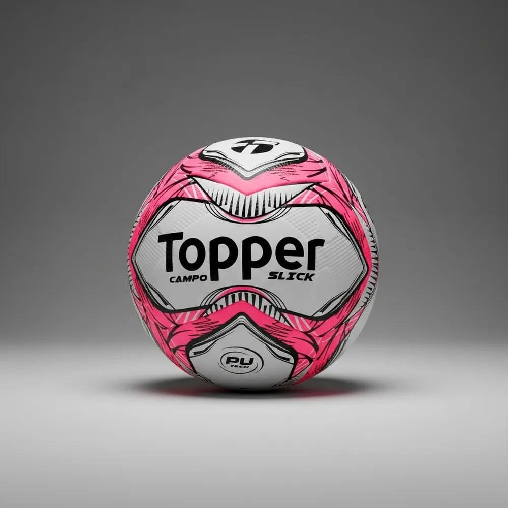 Bola Futebol Campo Topper Slick Ii Cor Rosa