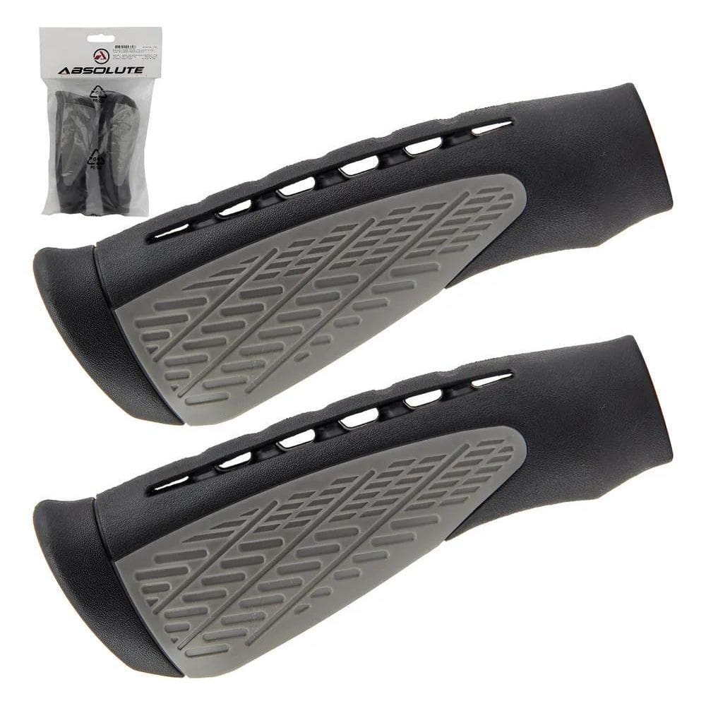 Par De Manoplas Ergonômica 140 Mm Bike Ciclismo Absolute Cor