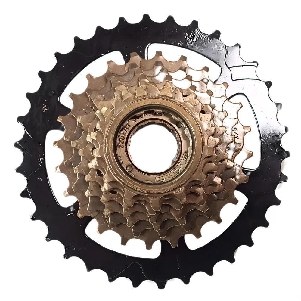 Catraca Roda Livre Rosca Index 8V 13/34D Mega Range Evolo Co