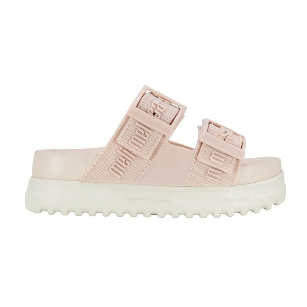 Tamanco Mini Melissa Cozy M-Lover Platform I Bege/Rosa