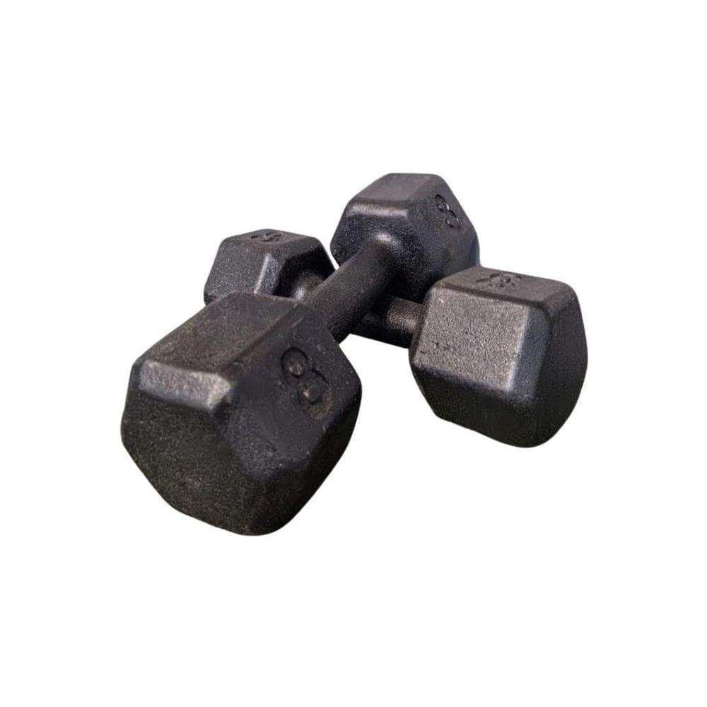 Par Halter Sextavado Ferro 8Kg