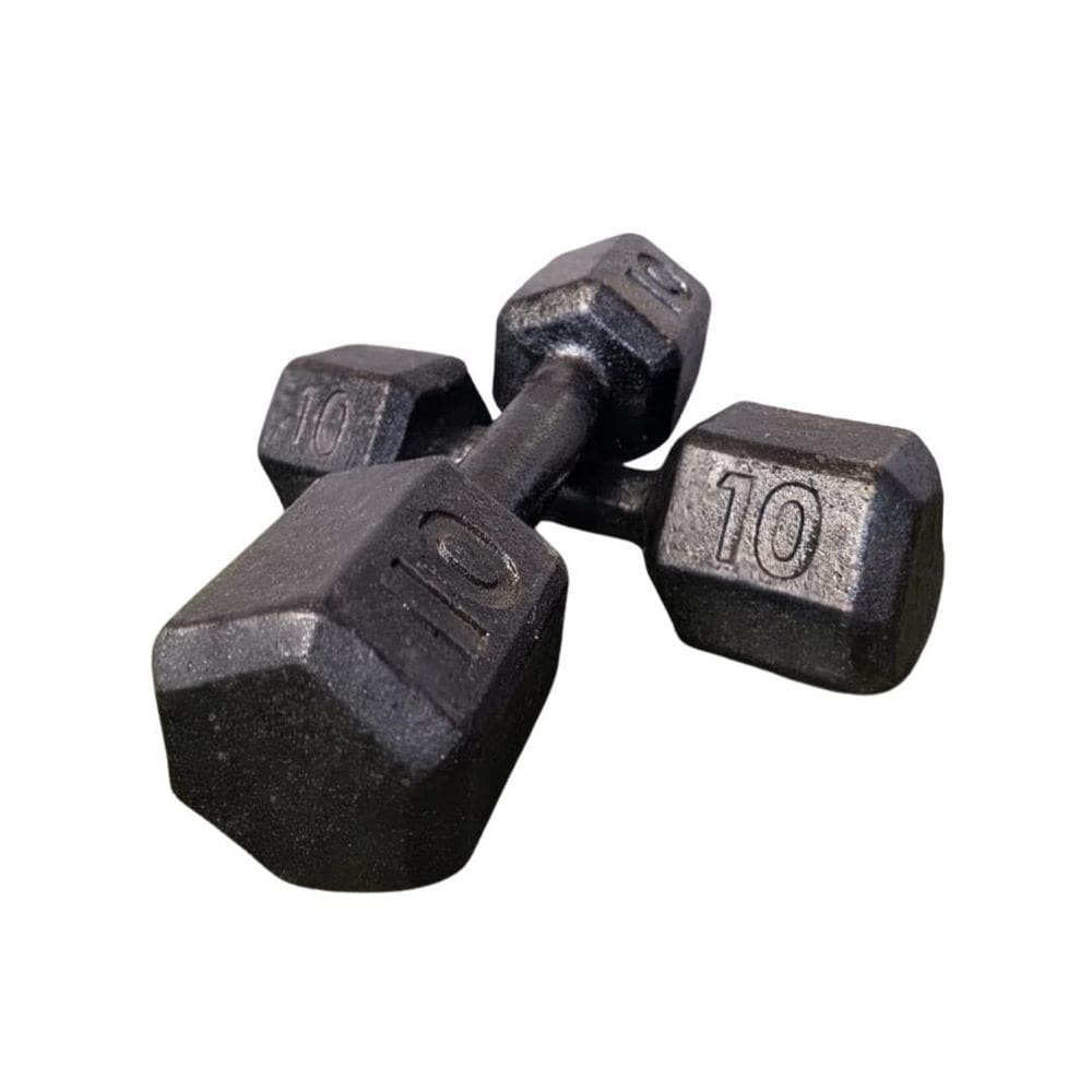 Par Halter Sextavado Ferro 10Kg