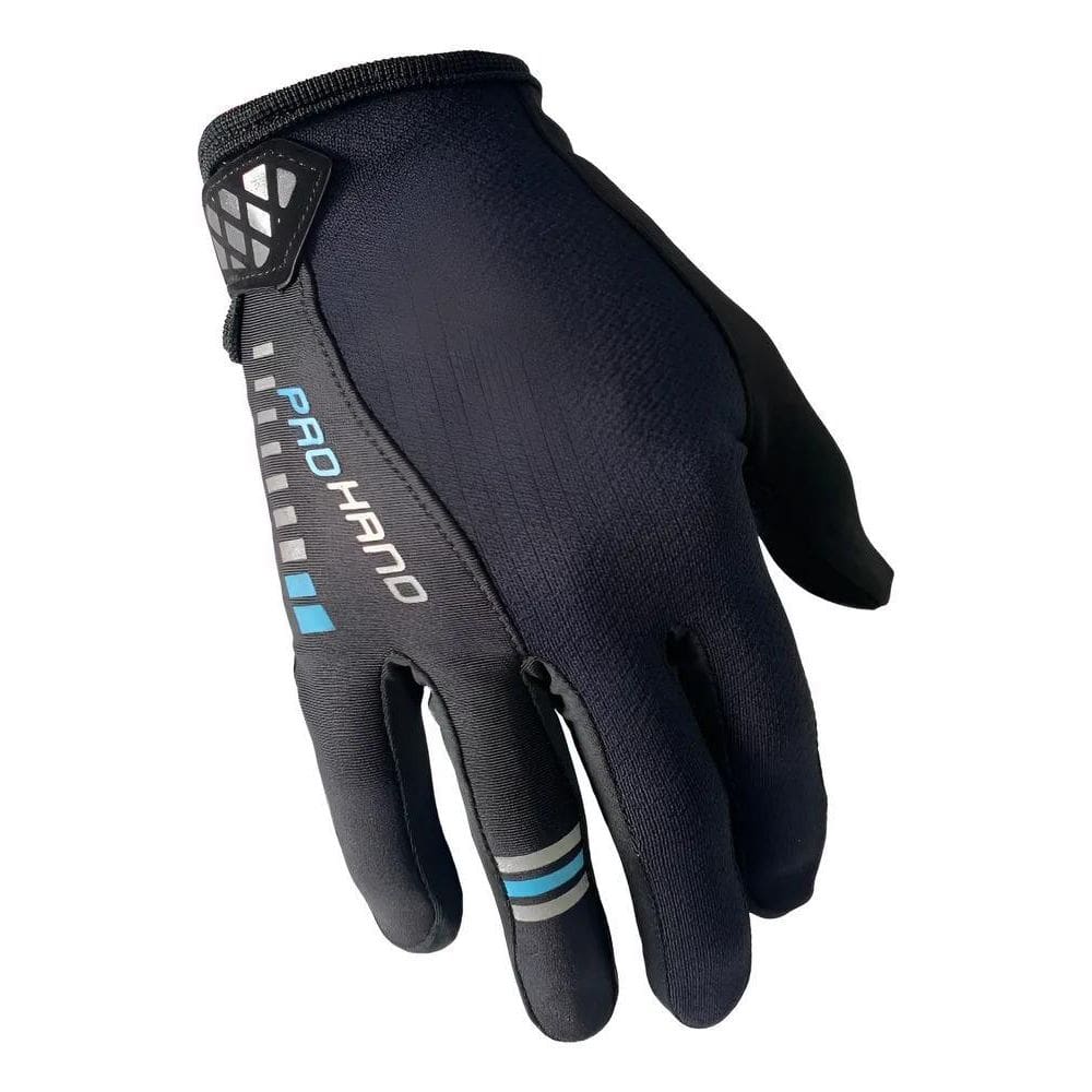 Luva Bike Ciclismo Pro Hand Dedo Longo Preto/Vermelho P