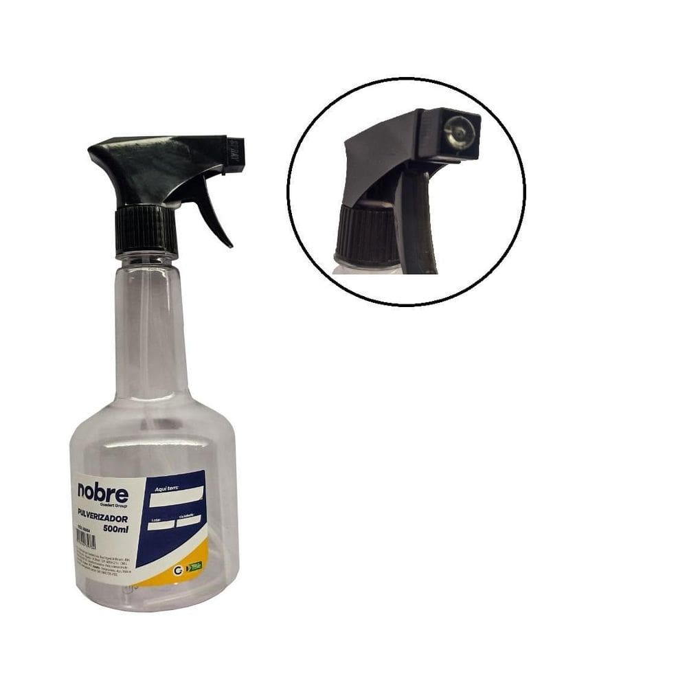 3 Frasco Borrifador Pulverizador 500Ml Cristal  3Unid