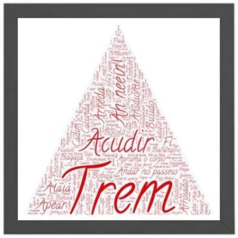 Quadro Quadrado Gírias De Minas Gerais 24X18Cm