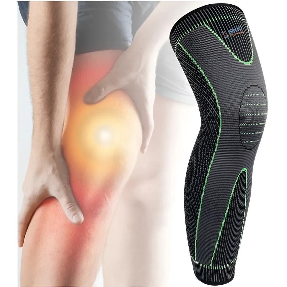 Joelheira Alta Compressão Protetor Perna Coxa Panturrilha Co