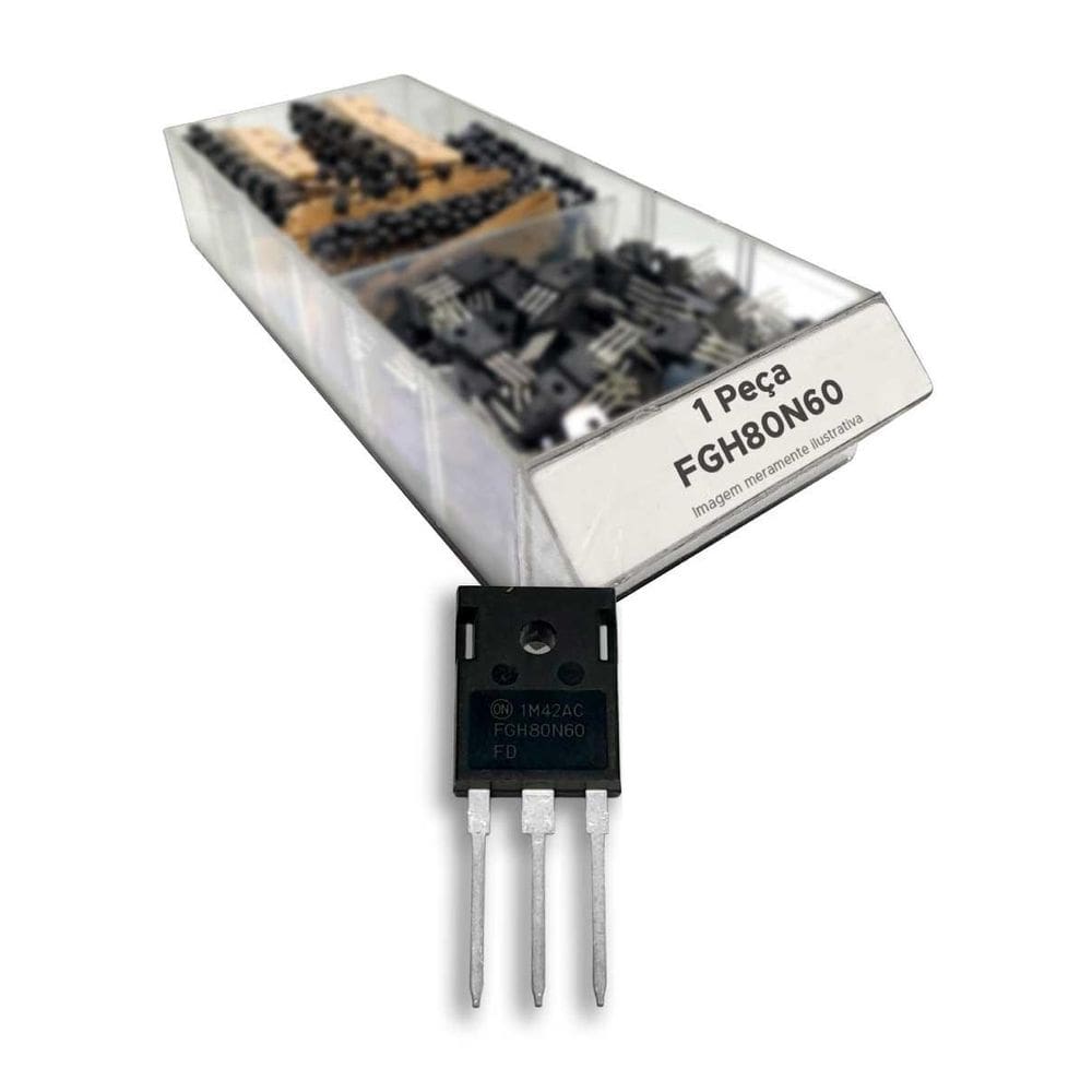 Transistor Fgh80N60 Igbt To-247 600V 80A Alto Desempenho