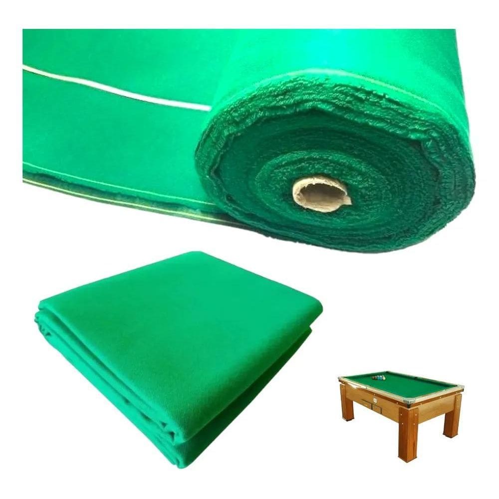 Tecido Pano Mesa Bilhar Sinuca Snooker 1,15 M X 1,85 M