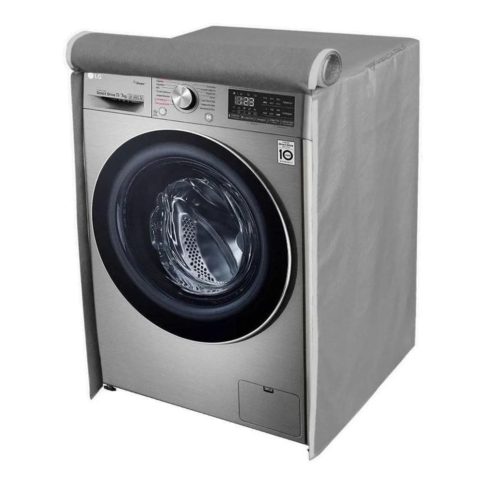 Capa Lava & Seca Lg 11Kg Vivace Impermeável Vc3 Cinza