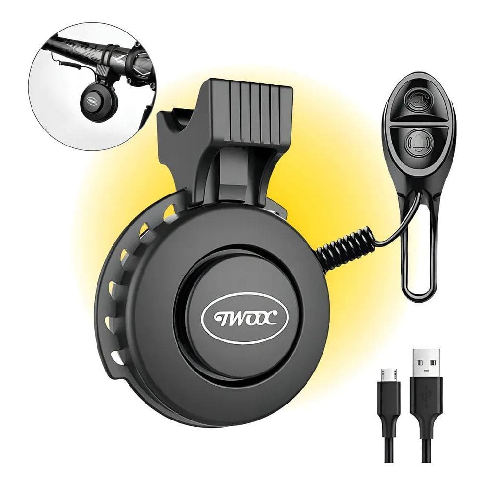 Buzina Elétrica Para Bike Sirene Bicicleta 4 Modos De Som Ex