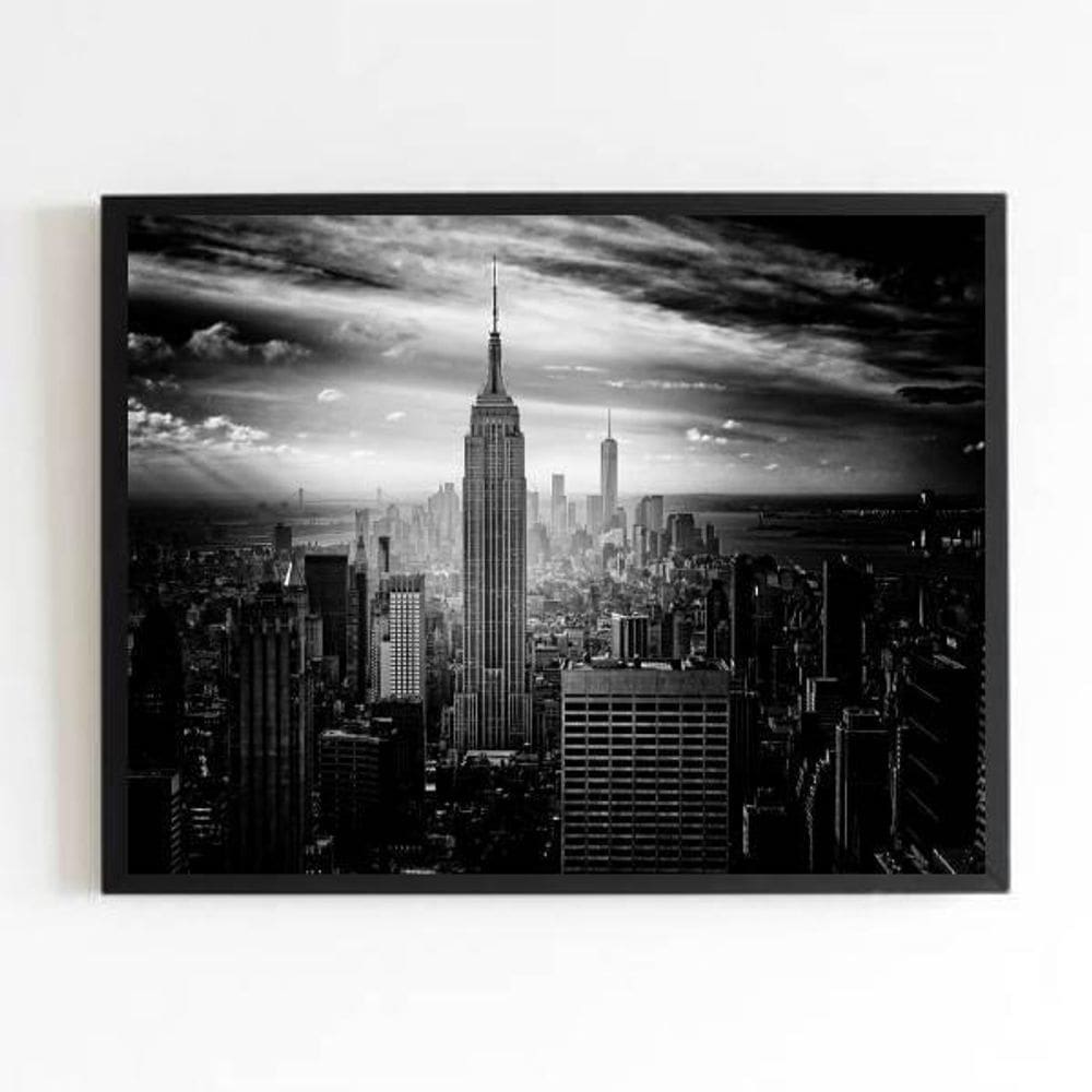 Quadro Fotografia Cidade New York 24X18Cm