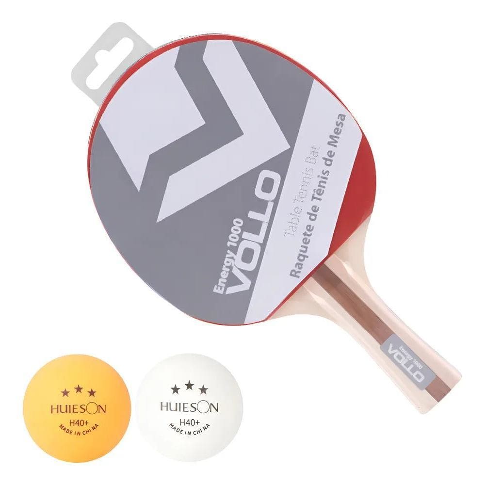 Raquete Ping Pong Tênis De Mesa + 2 Bolas Oficiais 3 Estrela