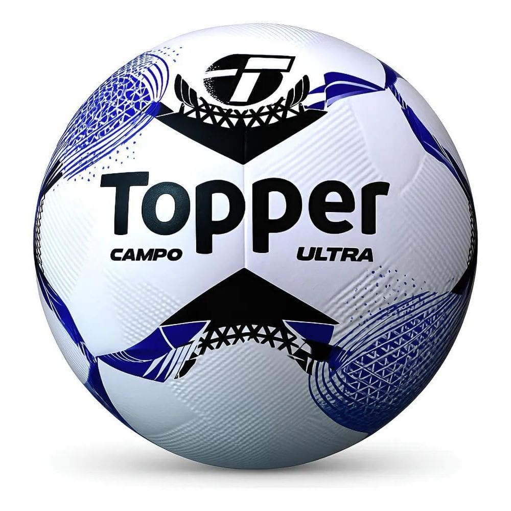 Bola De Futebol De Campo Topper Ultra Dupla Colagem Cor Azul