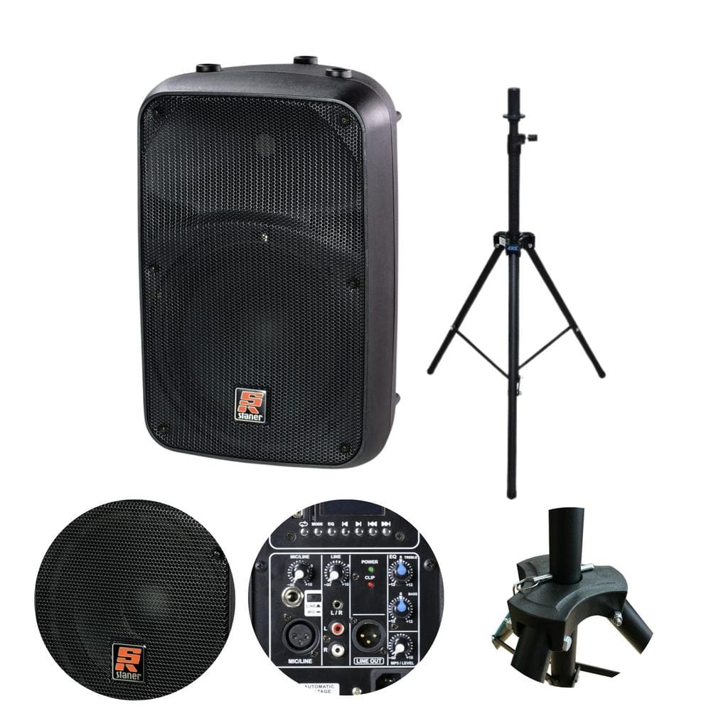 Kit Caixa Ativa 10 Staner Sr110A 110Wrms Drive Titanio