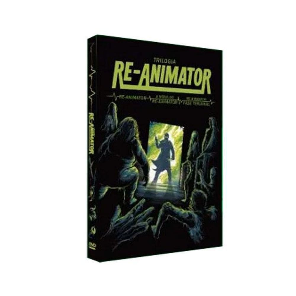 Box Dvd Trilogia Re-Animator - Filmes Lovecraft -