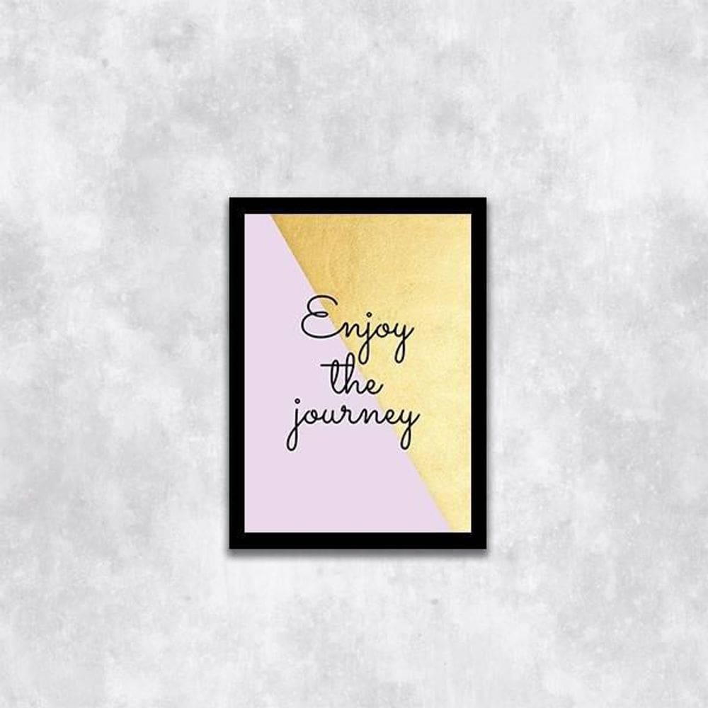 Quadro Enjoy The Journey 24X18Cm