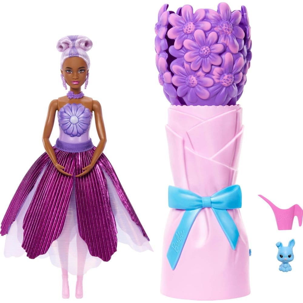 Boneca Barbie Petal Pop Perfumada com Vestido e Acessórios