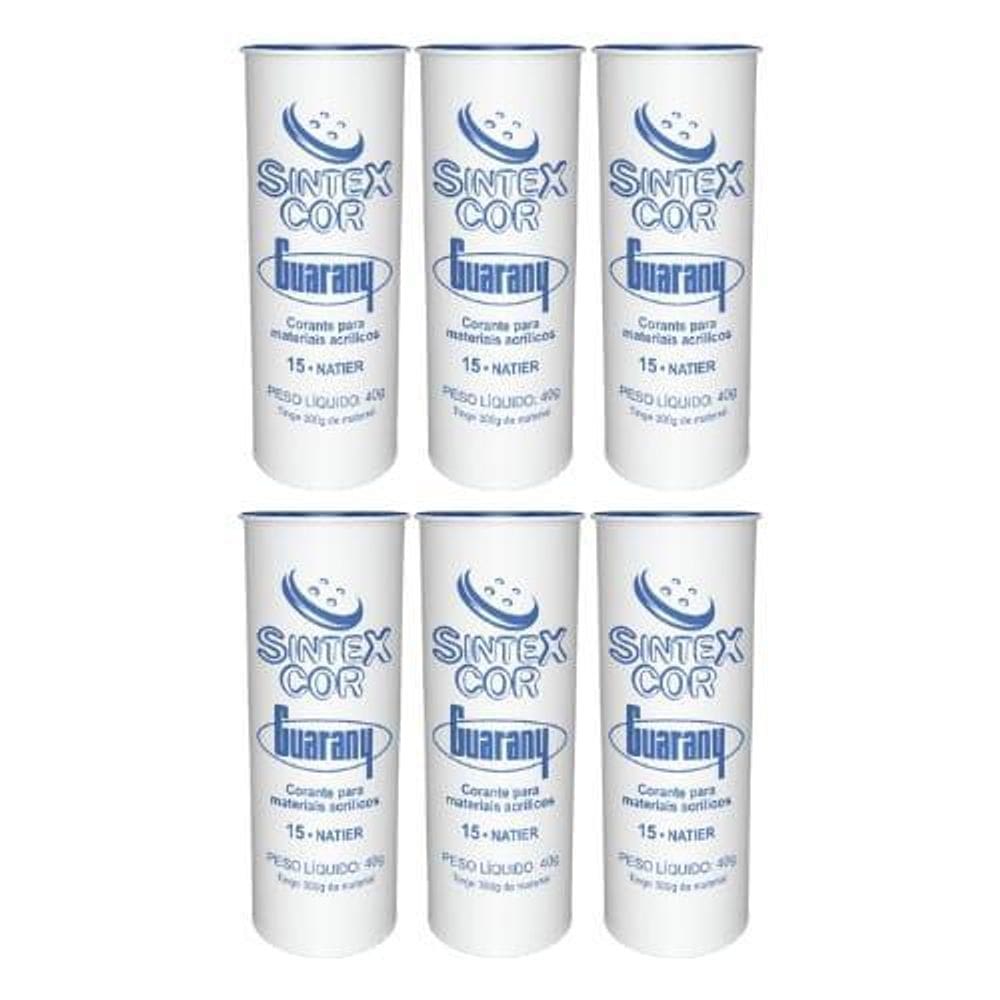 Corante Materiais Acrílicos Sintexcor Guarany 6U Azul Natier