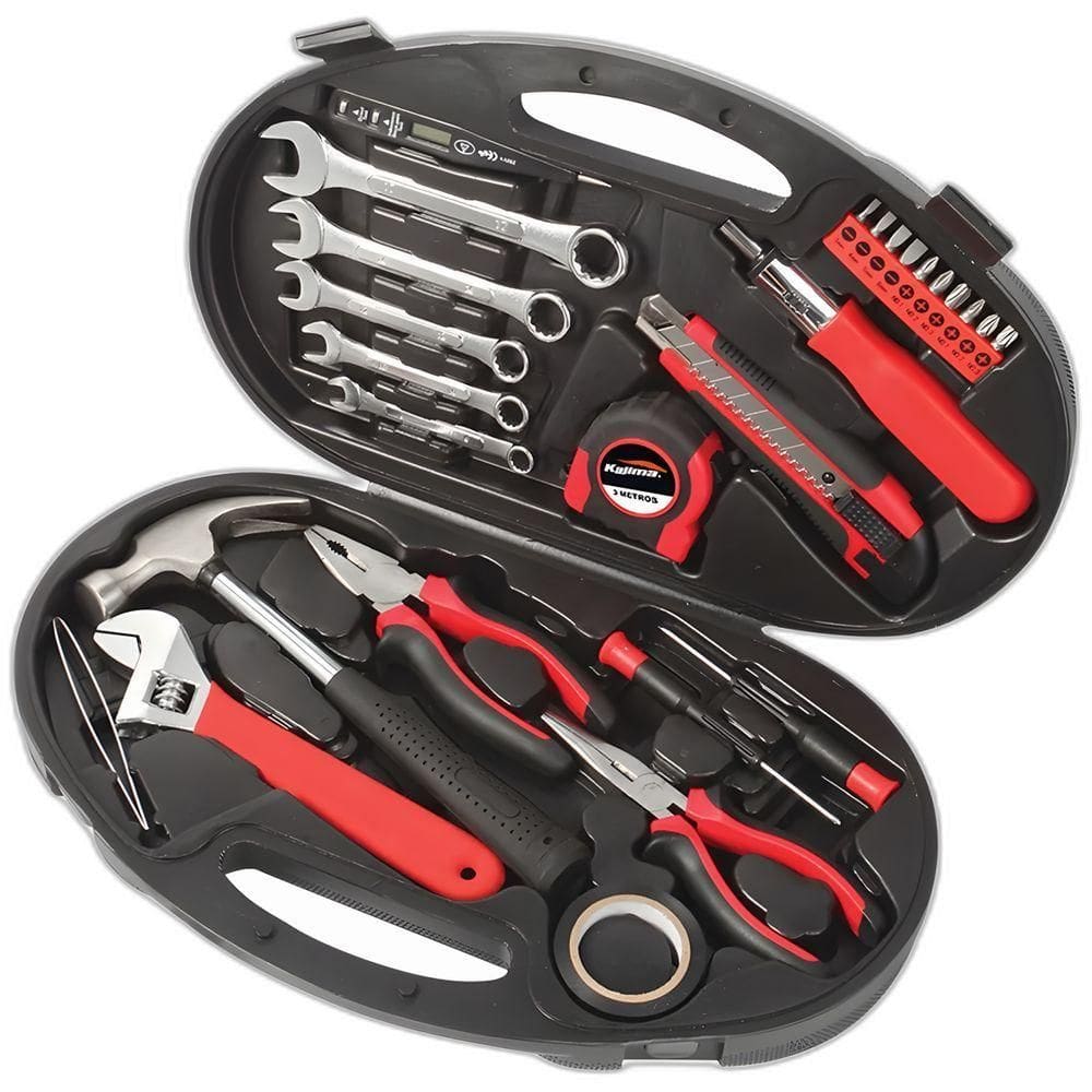 Jogo Ferramentas 27 Peças Caixa Plástica Kawashima