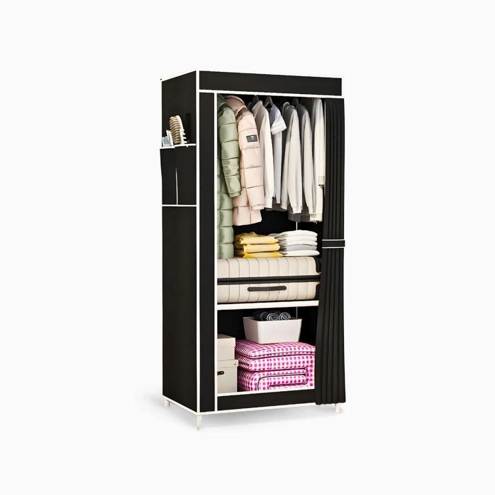 Guarda Roupa Closet Dobrável Organizador Com Capa De Tecido