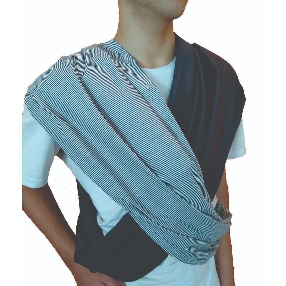 Fastsling Canguru Piêpaô Fast Sling Listras + Preto M