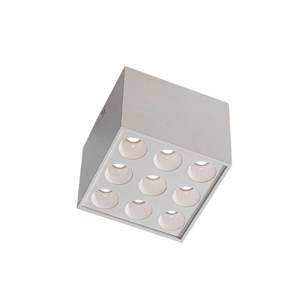 Spot De Sobrepor Nordecor Downlight Powerus Led 24° Alto Irc 90 18w Lente Branca - 3000k - Luz Amarela