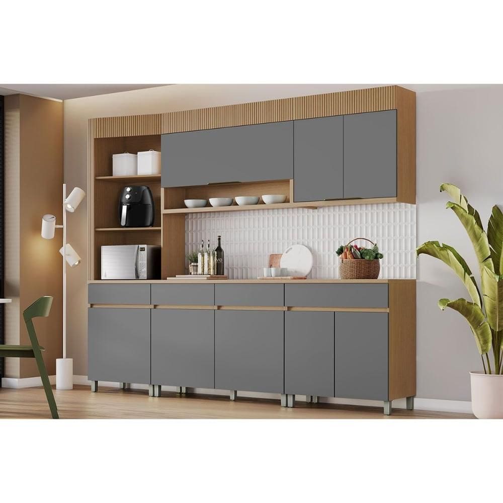 Kit Modulado Nesher Realeza 5 Peças CZ101 Carvalho/Titânio