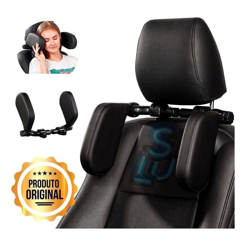 Apoio De Cabeça Macio Automotivo 360 Evita Dores No Pescoço